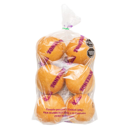 PAN HAMBURGUESA SENCILLA AMARILLA