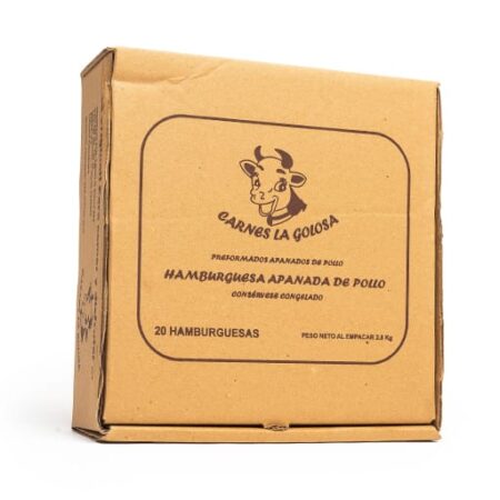 HAMBURGUESA DE POLLO APANADA 150GR