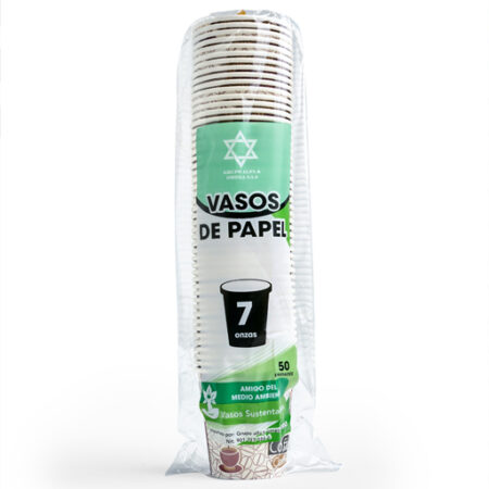 VASOS DE CARTON 7 ONZAS