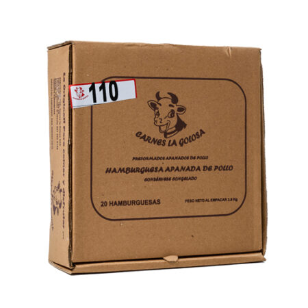HAMBURGUESA DE POLLO APANADA 110 GR