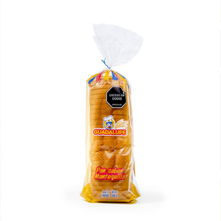 PAN MANTEQUILLA TAJADO GUADALUPE
