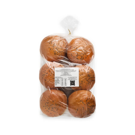 PAN HAMBURGUESA AJONJOLI NEGRO MR MACAN